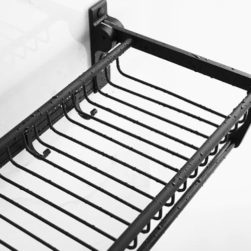 60cm Wall-Mounted Aluminum Towel Rack Towel Holder Bathroom Organizer