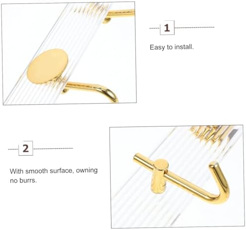 Modern Wall-Mounted Showers Mops Towel Organizer