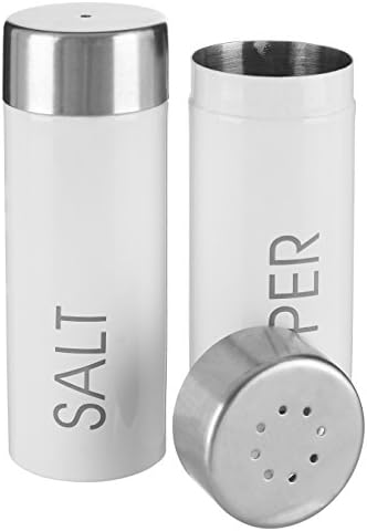 Premier Housewares Liberty Salt and Pepper Set White
