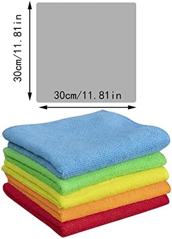 Premium Microfiber Cleaning Cloth Pack of 5 118x118 Reusable