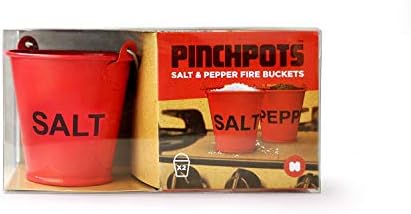 Fire Bucket Salt and Pepper Mill Set