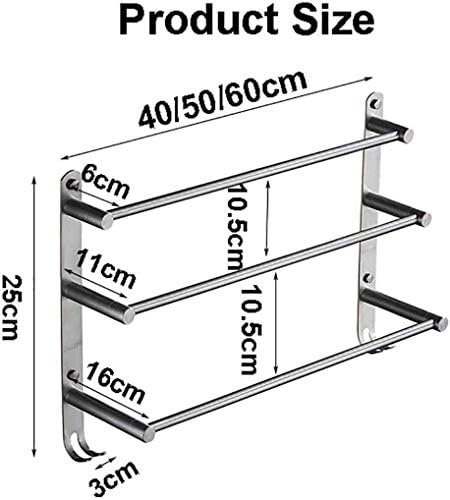 Sturdy Aluminum Towel Rack for Bathroom