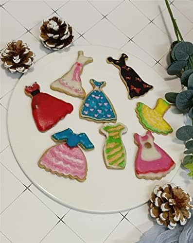 8 Piece Dress Cookie Cutter Set Stainless Steel