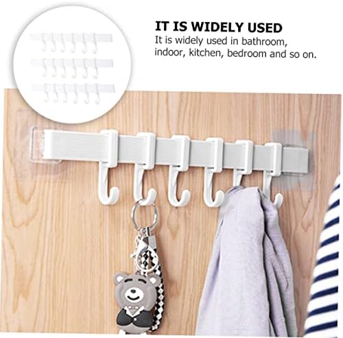 3-Piece Self-Adhesive Towel Rack for Kitchen Bathroom Storage