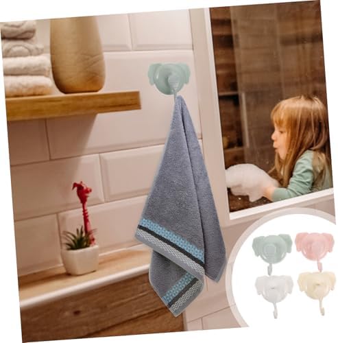 DECHOUS 4-Piece Elephant-Drill Suction Hooks