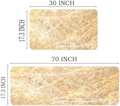 VBTGVE Marble Kitchen Mat Anti-Fatigue Standing Pad
