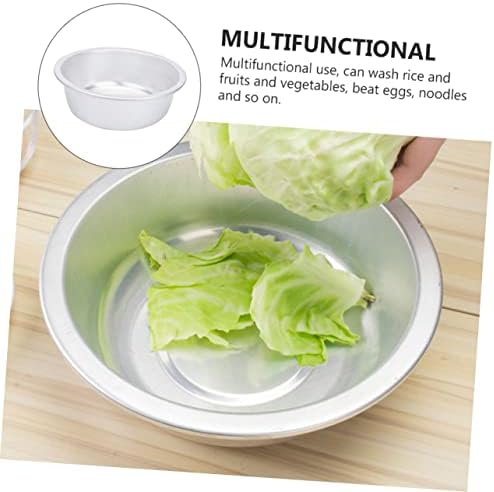 Large Heavy-Duty Aluminum Soup Plate for Kitchen Use