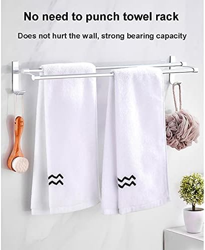 BOCbco Black Towel Rail for Bathroom - Durable Space-Saving