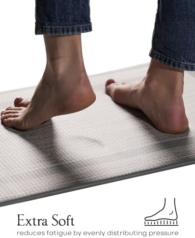 Durable Anti-Fatigue Kitchen Mat Set for Standing Desks and Multi-Use