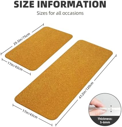Mosytuky Anti-Fatigue Kitchen Rugs for Home Commercial Use