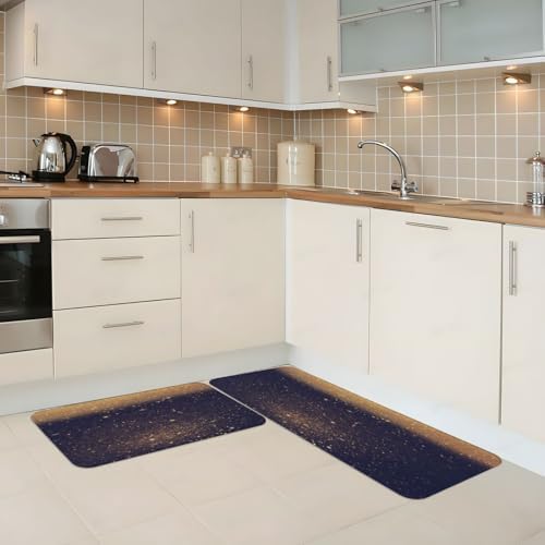 Double Kitchen Rugs Non-Slip waterproof anti-fatigue homeuse