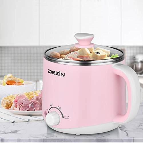 Dezin Electric Pot with Steamer 16L Stainless Steel Keep Warm Temperature Control