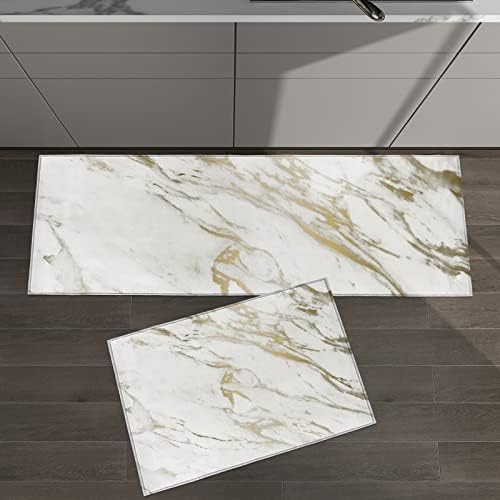 Marble 2Pc Kitchen Rugs