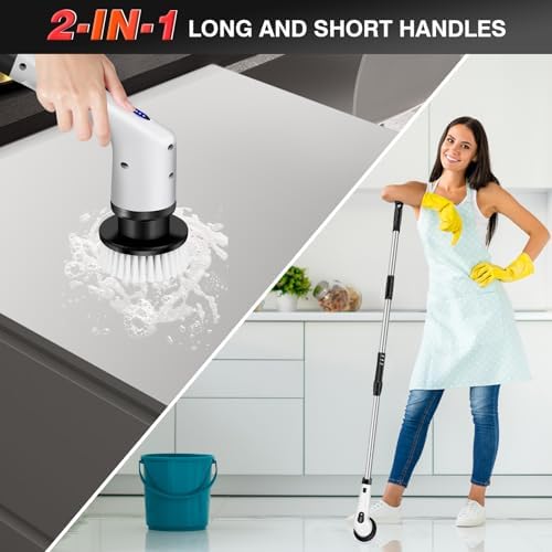 10-in-1 Electric Spin Scrubber Cordless