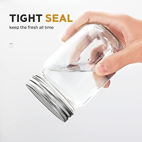 Safety-First Glass Mason Jars for Food Storage and Home Use