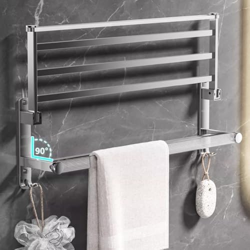 Towel Shelf Acrylic Wall Mounted Rack 50cm