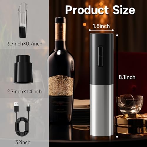 Sleek and powerful for popping corks