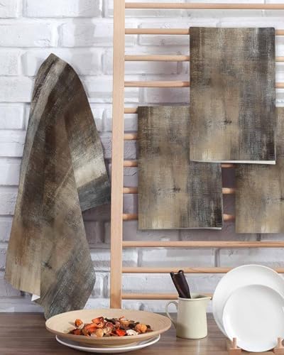 Three-Color Waffle Kitchen Towels Set