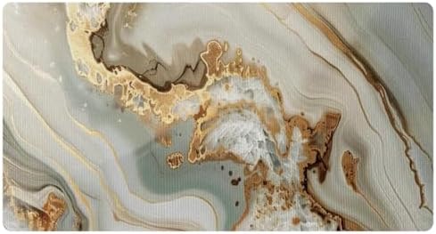 Niaocpwy Abstract Marble Grey Kitchen Mat 157