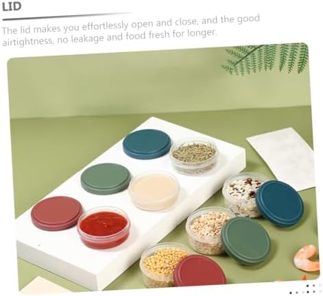 Cabilock 6-Piece Salad Dressing Containers