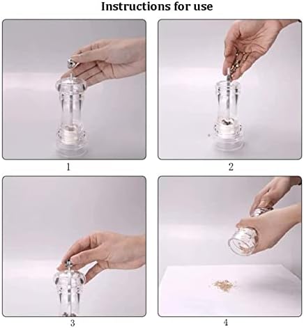 Refillable Pepper Mill Set