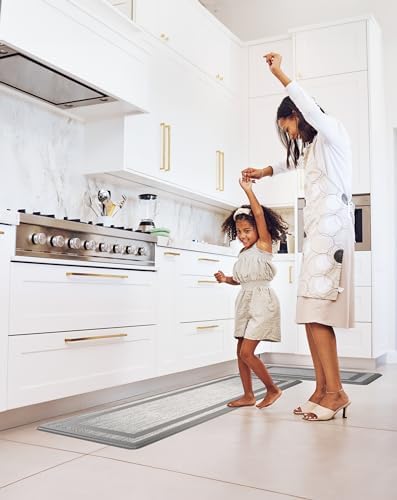 Durable Anti-Fatigue Kitchen Mat Set for Standing Desks and Multi-Use