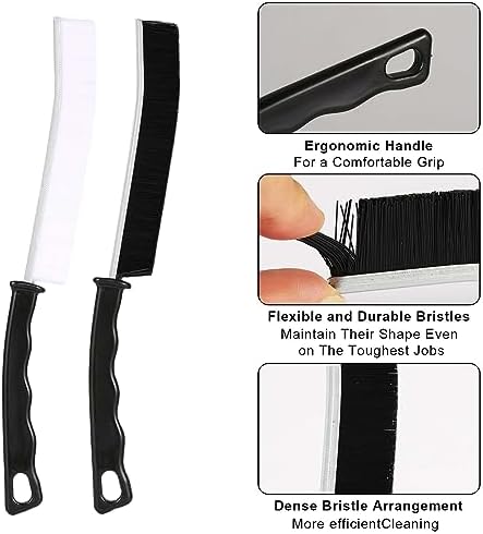 2pcs Gap Cleaning Brushes for Showers and Kitchens
