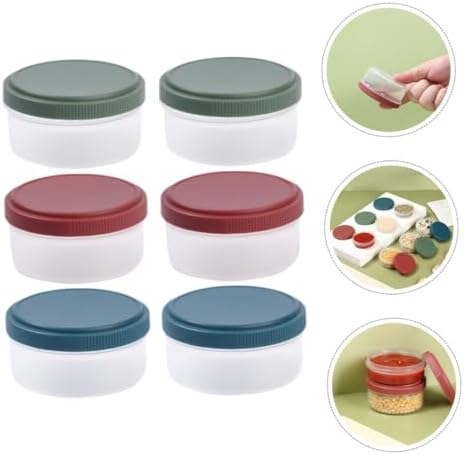 Cabilock 6-Piece Salad Dressing Containers