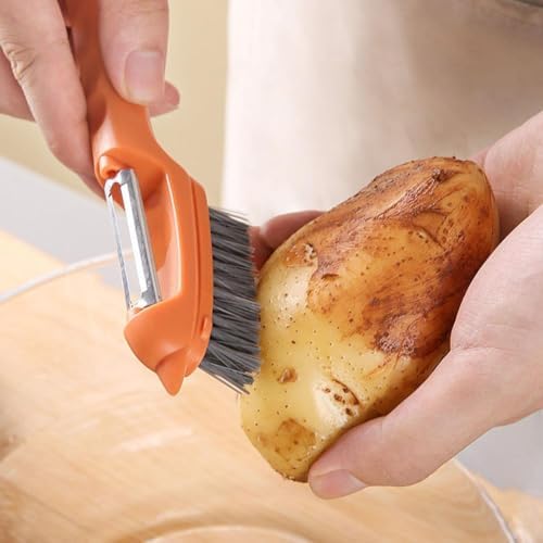 Perfect Multi-Functional Vegetable Fruit Brush for Efficient Effective Cleaning Scrubbing