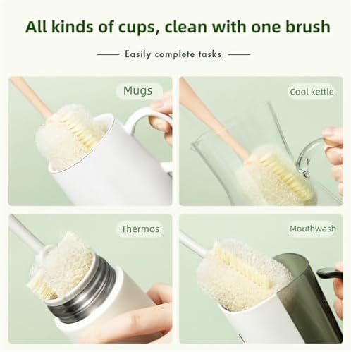 Detachable Cup Washing Brush with Soft and Hard Bristles 1