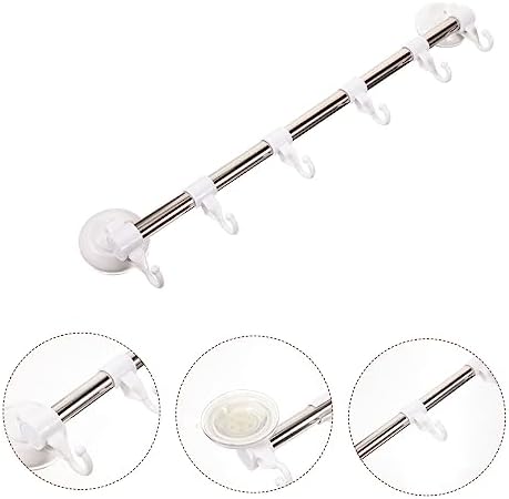 Artibetter Suction Cup Towel Rack Strong Hold Over-Door Towel Hanger