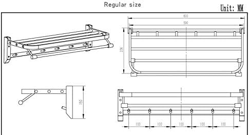 European-Style Double Towel Rack