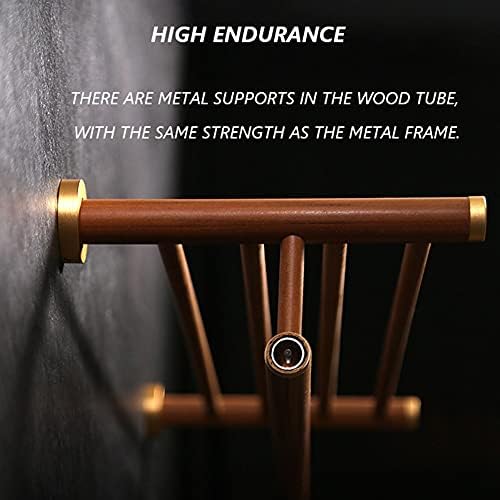 Wooden Towel Rail Rack - Dries and Organizes Towels