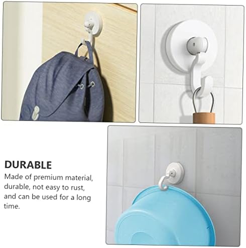 VALICLUD 3Pcs Self Adhesive Wall Hooks for Towels Coats and Keys