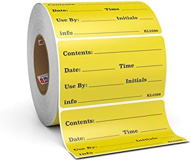 Dissolvable Food Labels for Glass Plastic Metal Wood - Reusable with No Residue