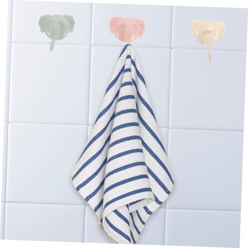 DECHOUS 4-Piece Elephant-Drill Suction Hooks