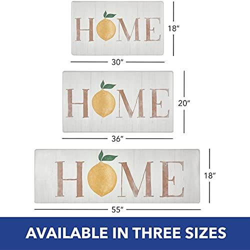 SoHome Anti-Fatigue Kitchen Mat 18 x 30 Lemon Themed