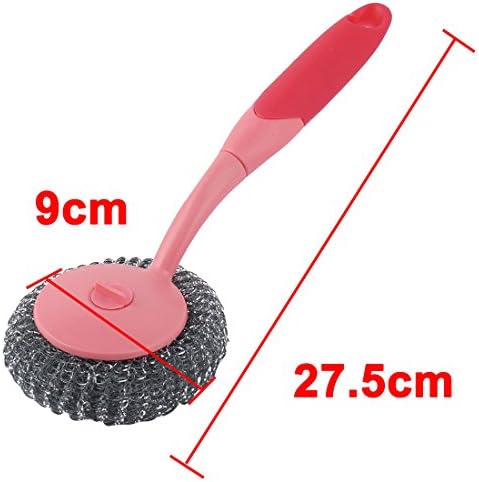 Qtqgoitem Steel Wire Cleaning Brush for Kitchen Pans