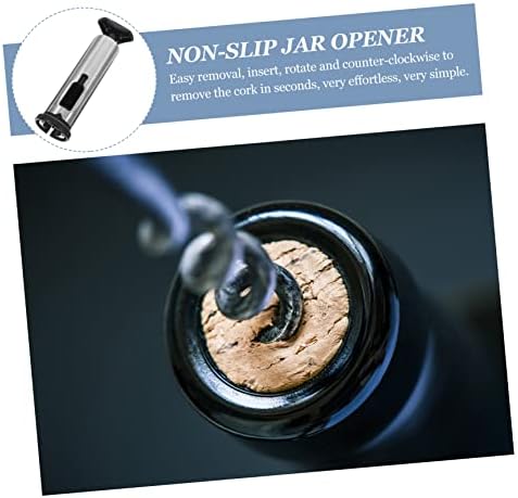 Hoement Professional Non-Slip Electric Wine and Jar Opener Set