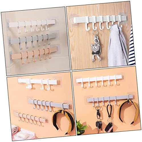 3-Piece Self-Adhesive Towel Rack for Kitchen Bathroom Storage