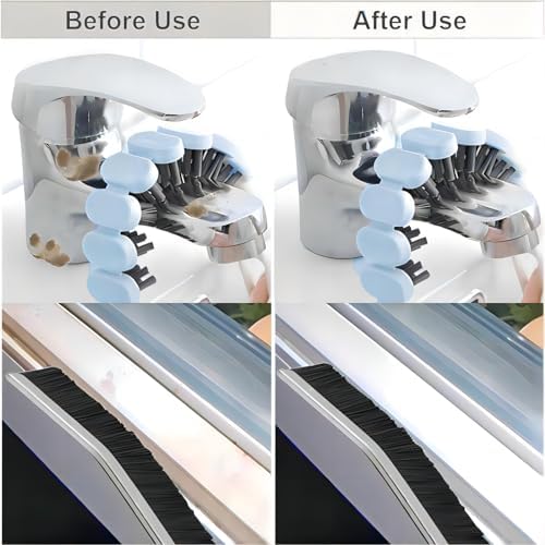 6 in 1 Crevice Bendable Cleaning Brush Kit for Kitchen Bathroom