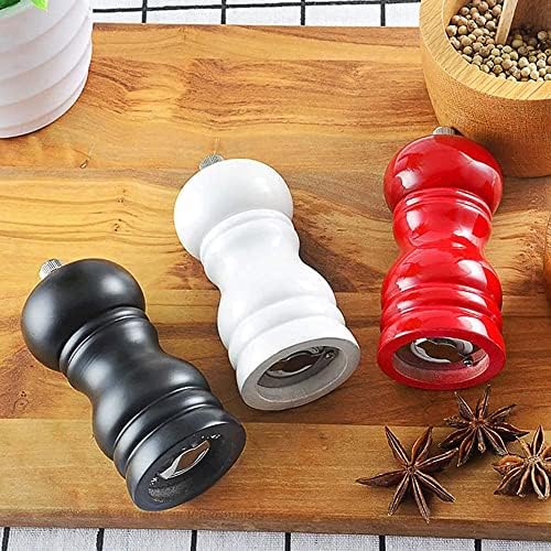 VIXPET Red Wood Salt and Pepper Mill Set of 2