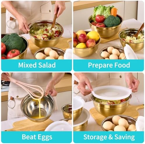 DINYWOW Nesting Mixing Bowls