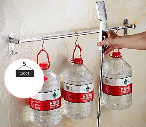 Minimalist Design Stainless Steel Double Hook Towel Rail