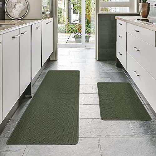 Sturdy 24x35 24x60 Inch Kitchen Rugs for Durable Spill Prevention