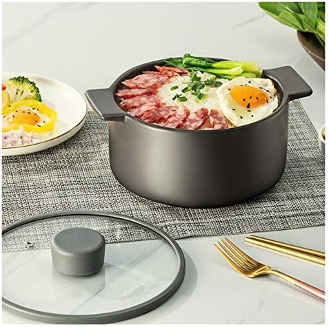 Vivid Appetizing and Functional Multi-Purpose Stockpot with Capable Glass Lid
