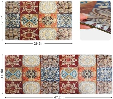 EWES Anti-Fatigue Kitchen Mat Non-Slip Stain-Resistant