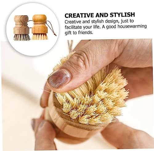 Minkissy 2-Piece Pot Brush Set