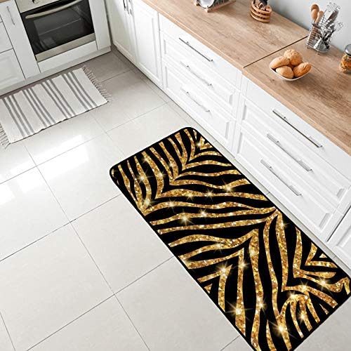 Non-Slip Zebra Kitchen RUG Anti-Fatigue Soft Durable
