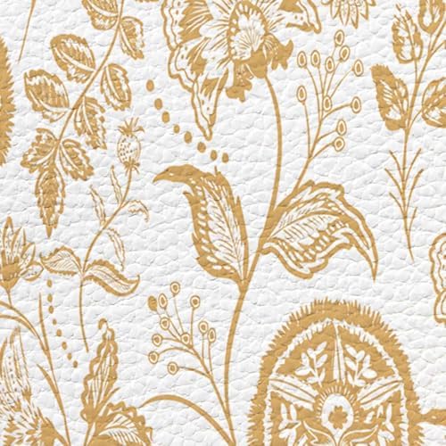 Boho Orange Floral Mat
